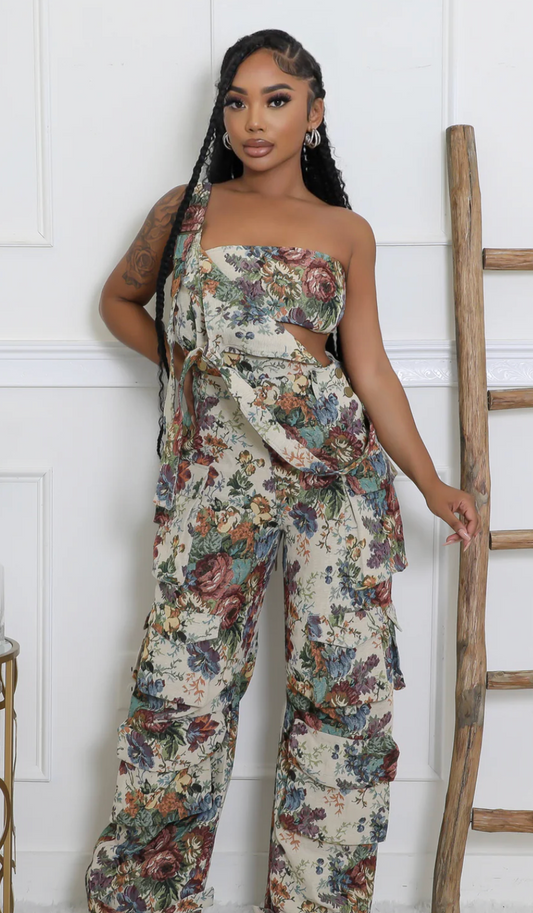 Floral Coveralls